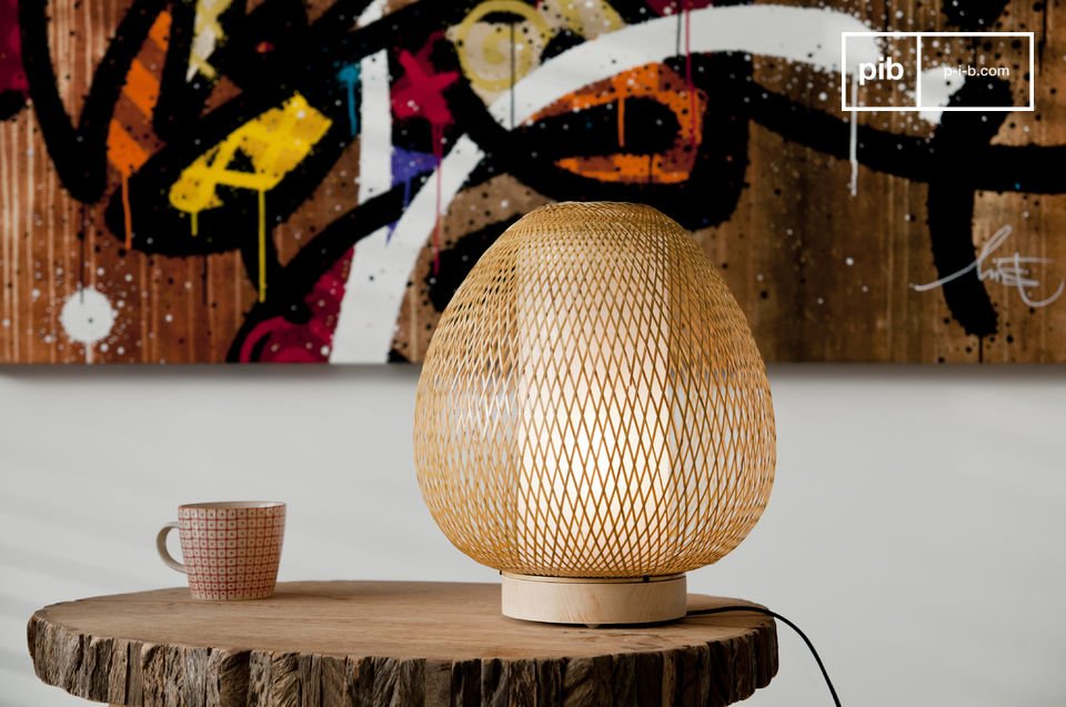 Lampe de table Skib - Matériaux naturels et esprit zen